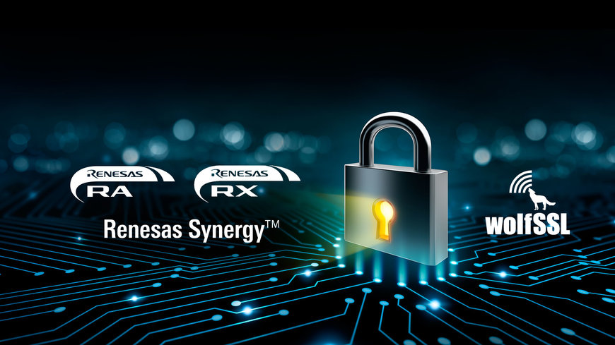 Renesas and wolfSSL Enable Ready-to-Use IoT Security Solutions Based on Embedded TLS Stack